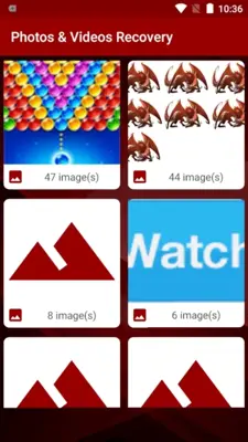 Photos Videos Recovery android App screenshot 1